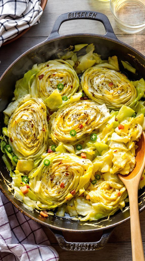 southern style spicy cabbage recipe