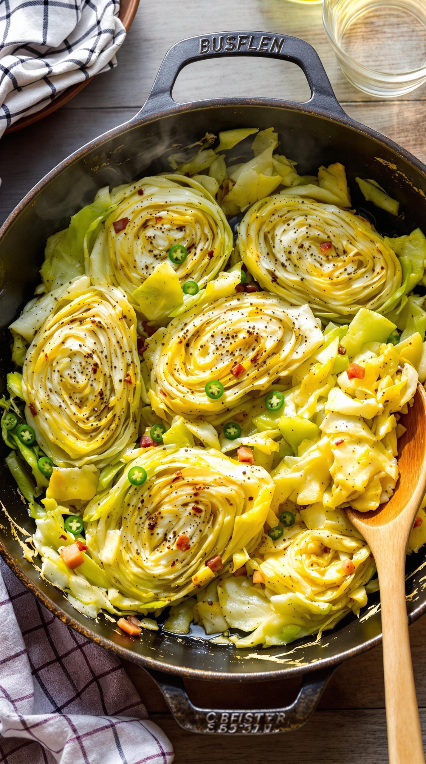 southern style spicy cabbage recipe