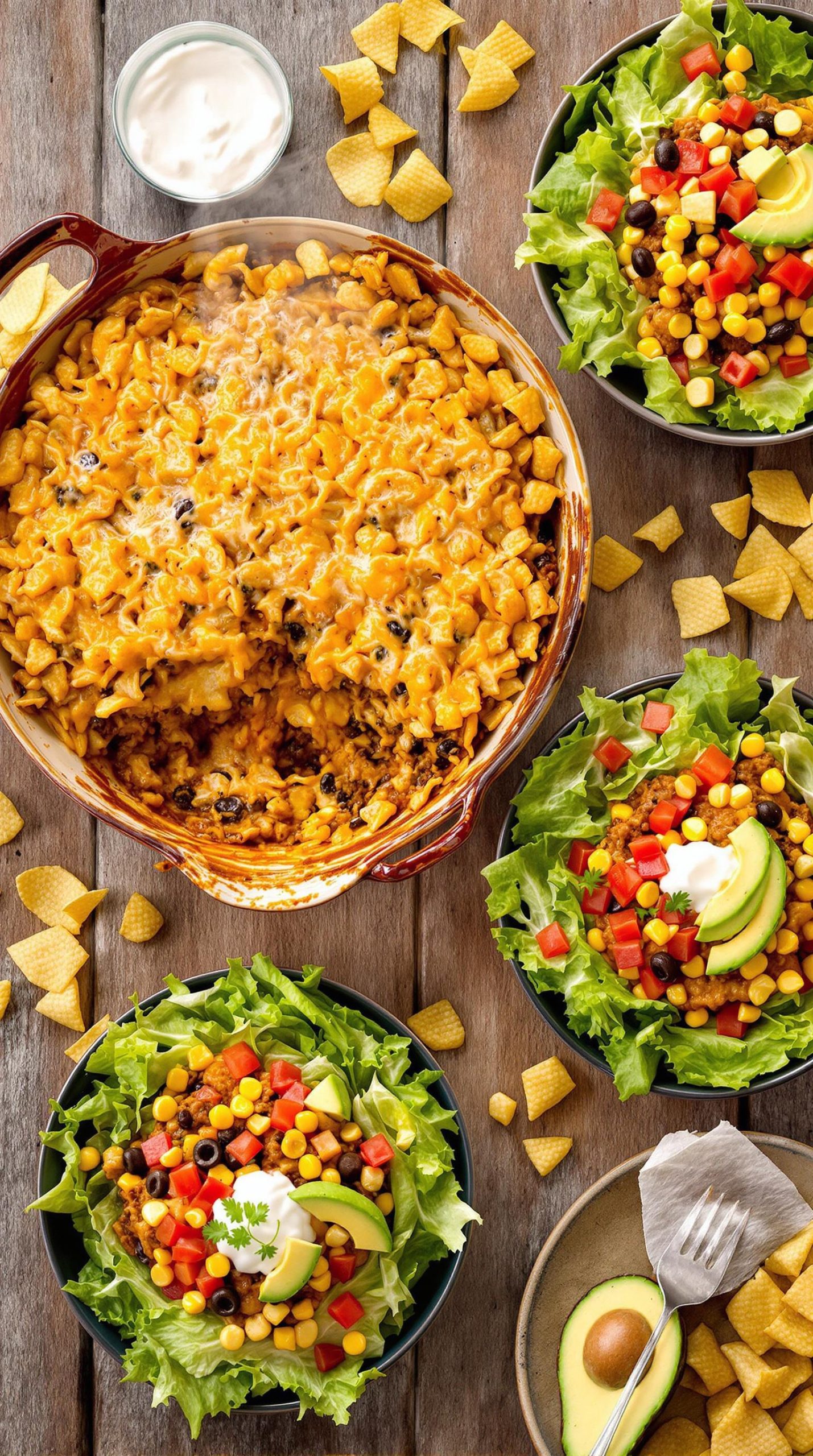 southwest inspired frito pie