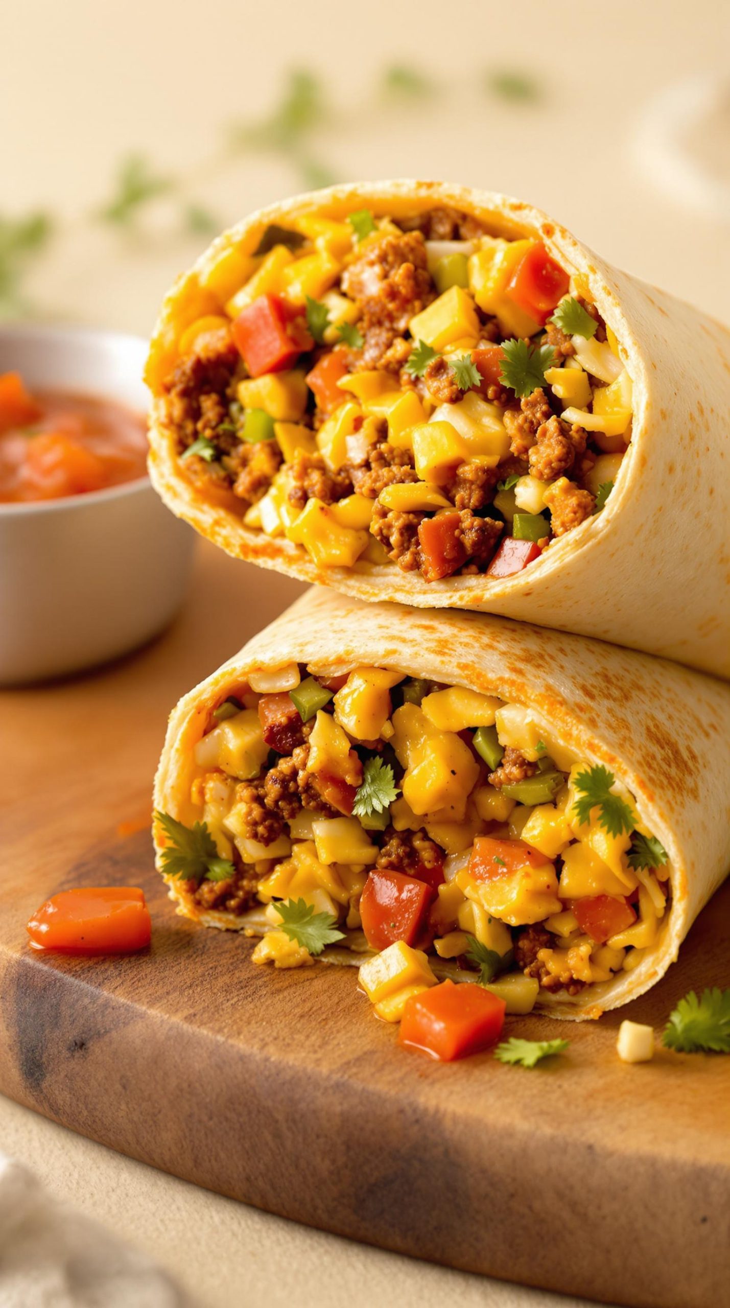 spicy breakfast burrito recipe
