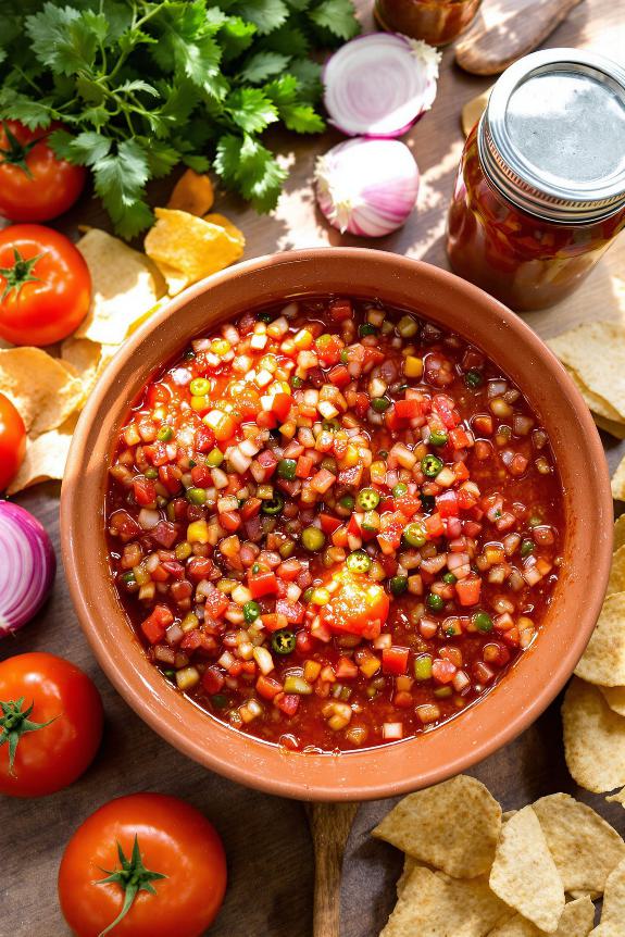 spicy homemade salsa recipe