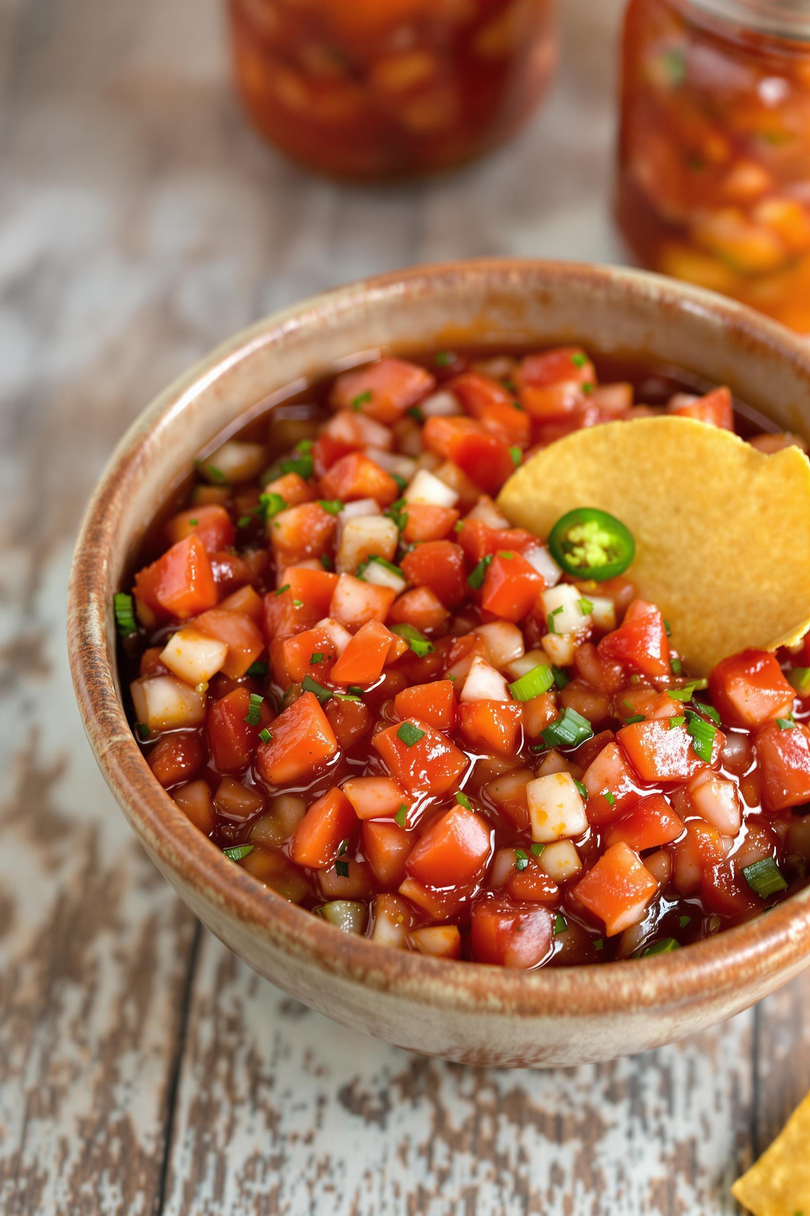 spicy homemade salsa recipe