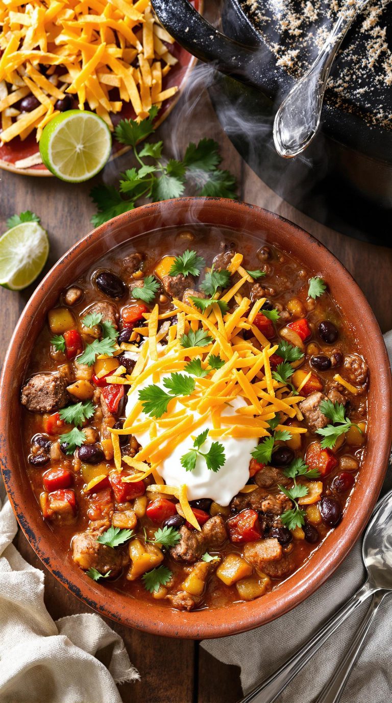 steak fajita chili recipe