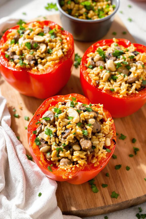 stuffed peppers with rice