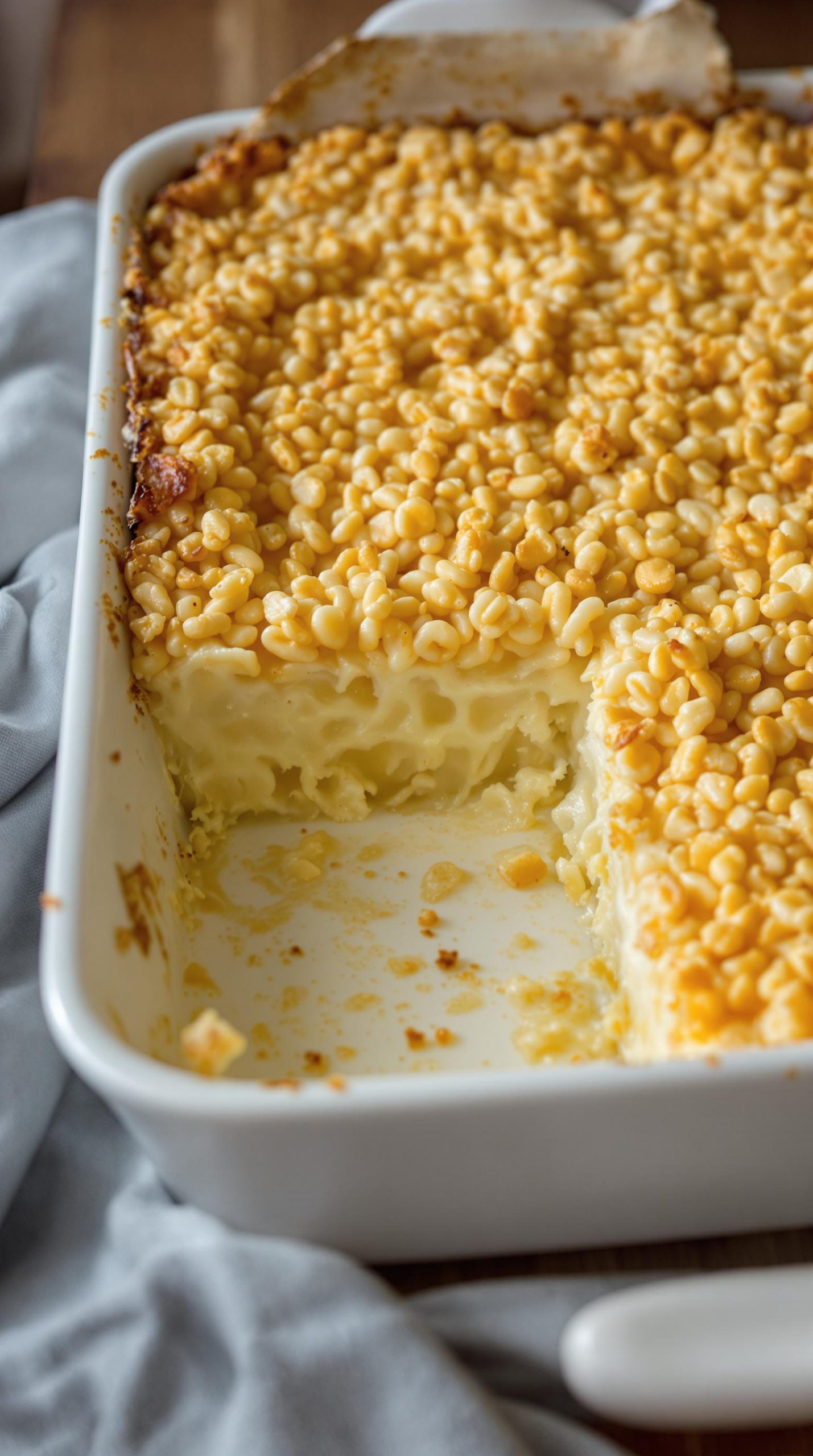 sweet and creamy noodle kugel