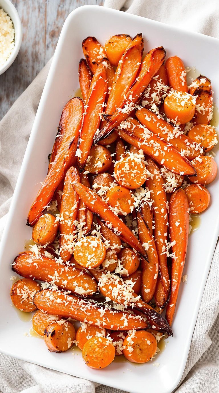 sweet and savory carrots