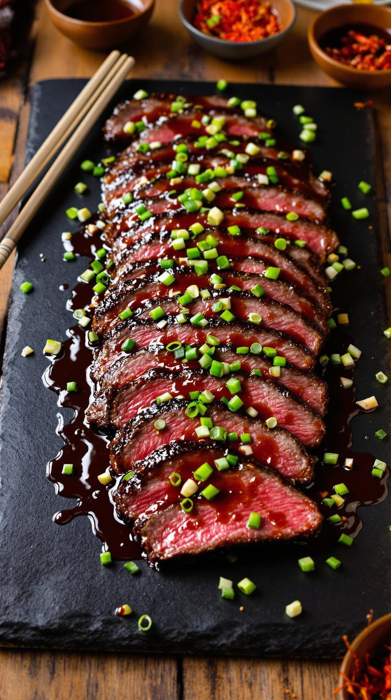 sweet and savory steak