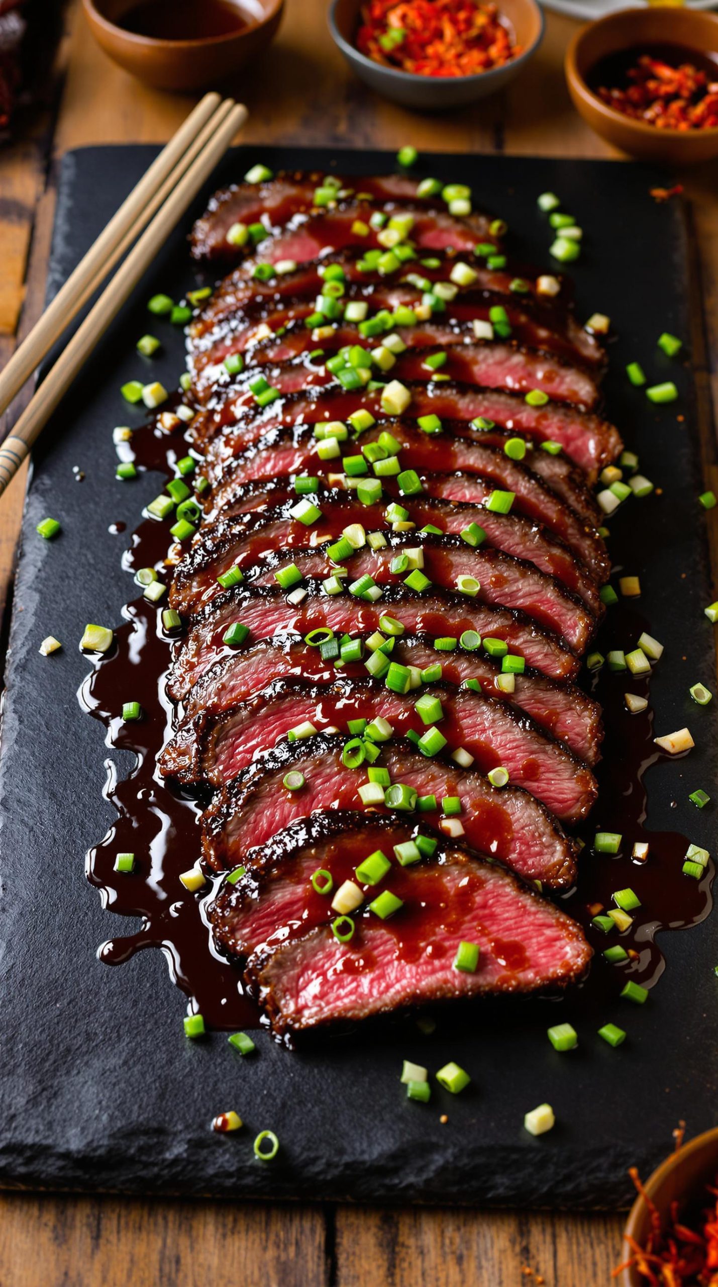 sweet and savory steak