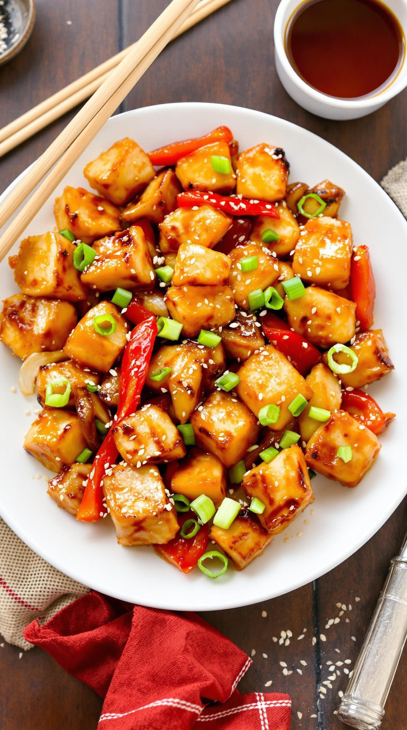 sweet and sticky chicken