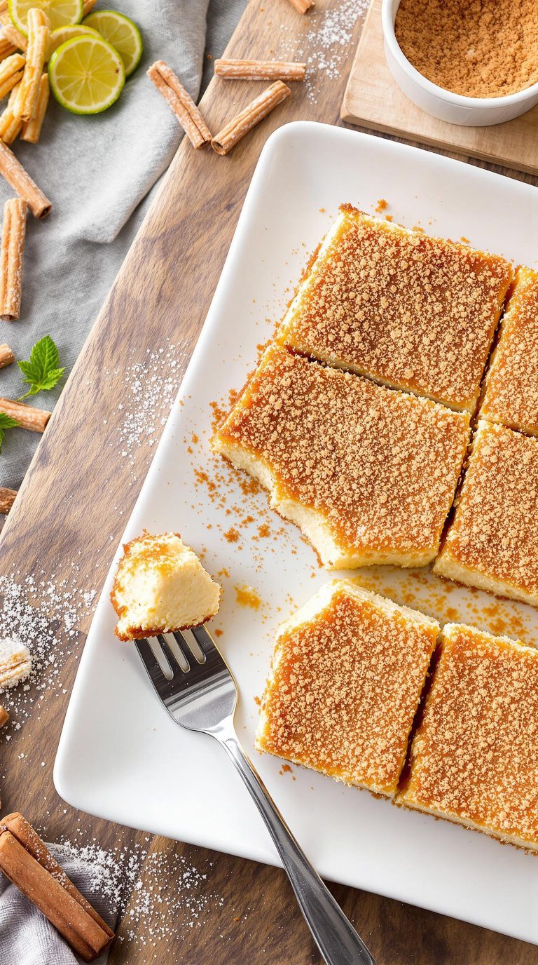 sweet cinnamon cheesecake bars