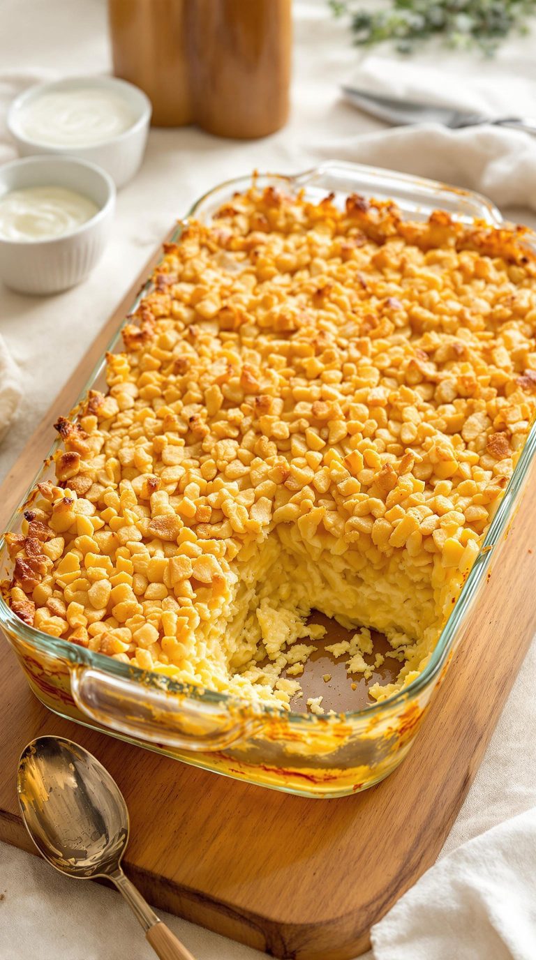 sweet creamy noodle dish