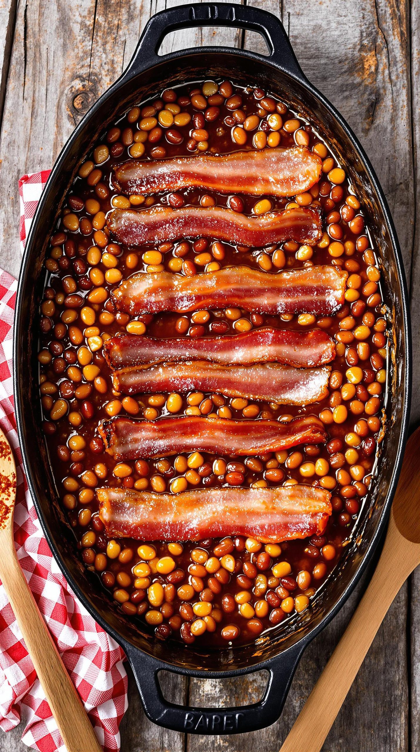 sweet smoky bean dish