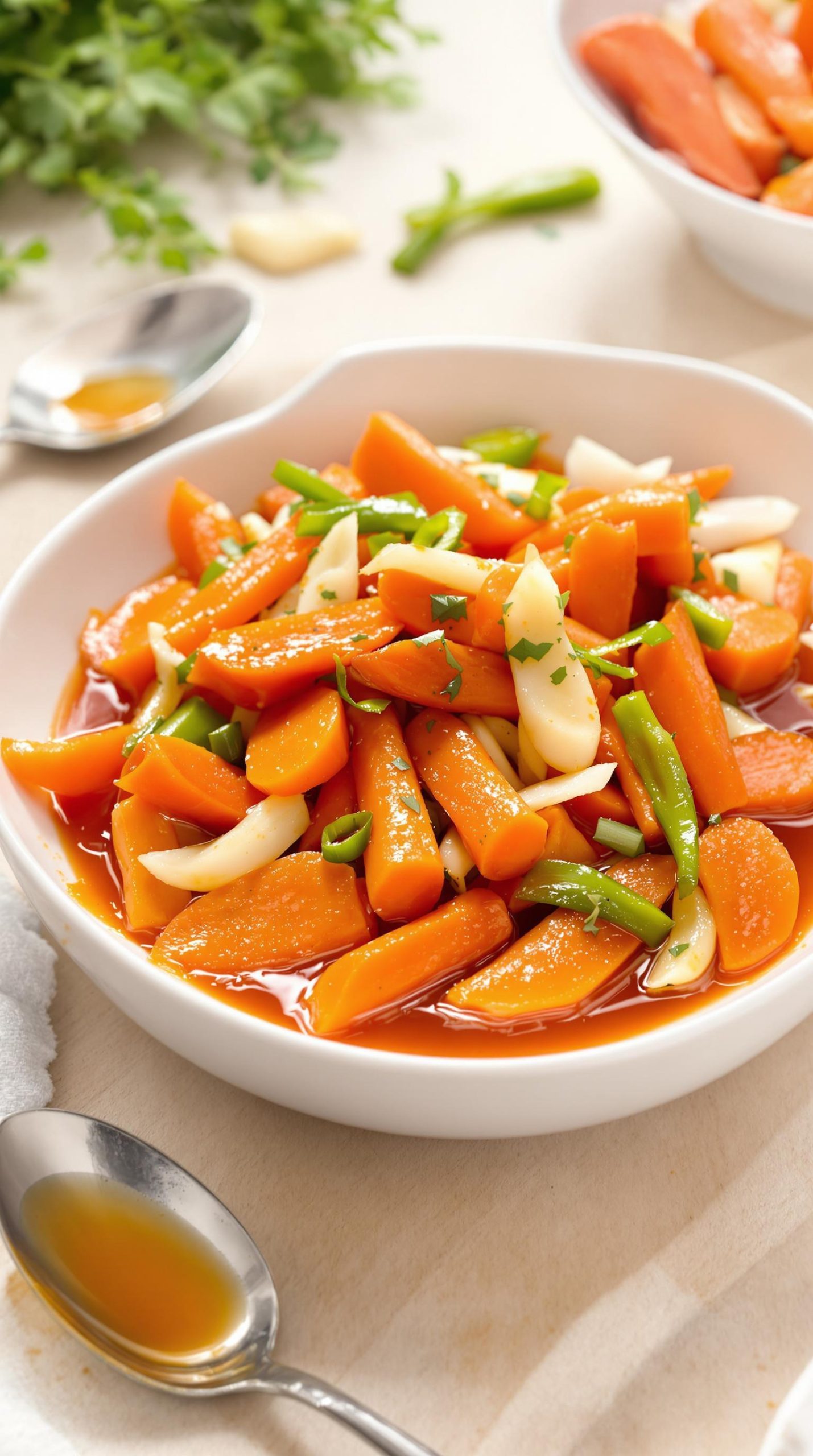 sweet tangy marinated carrot recipe
