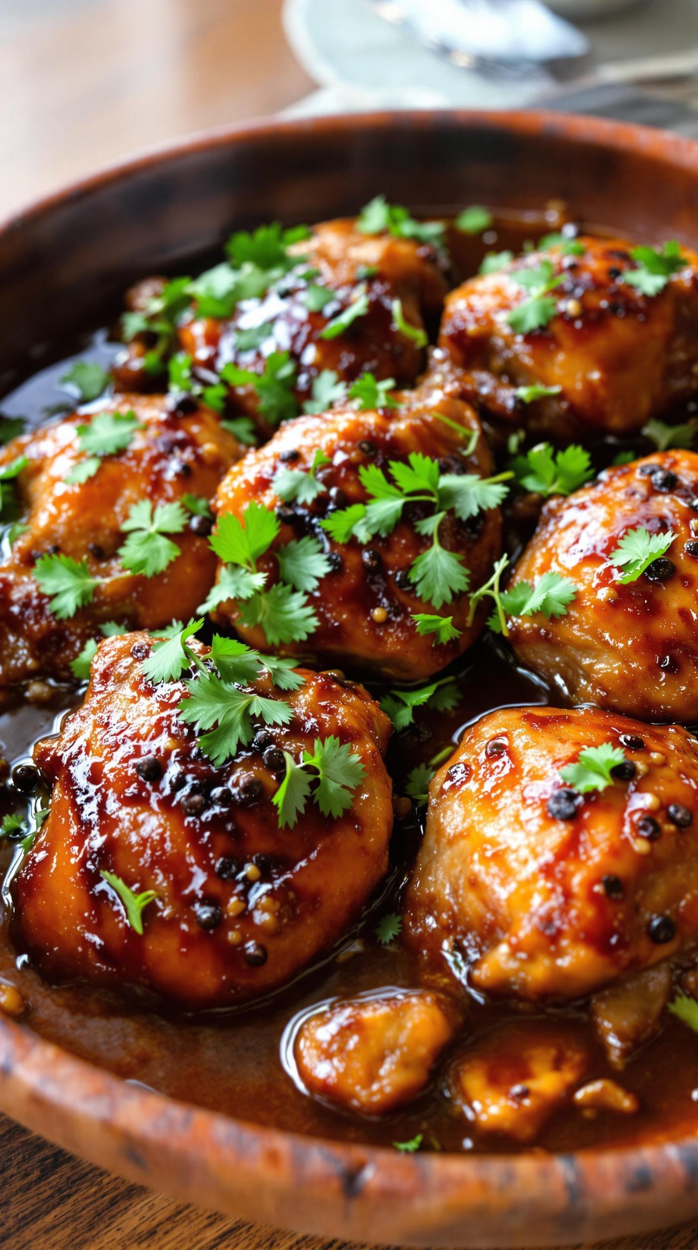 tangy savory chicken adobo