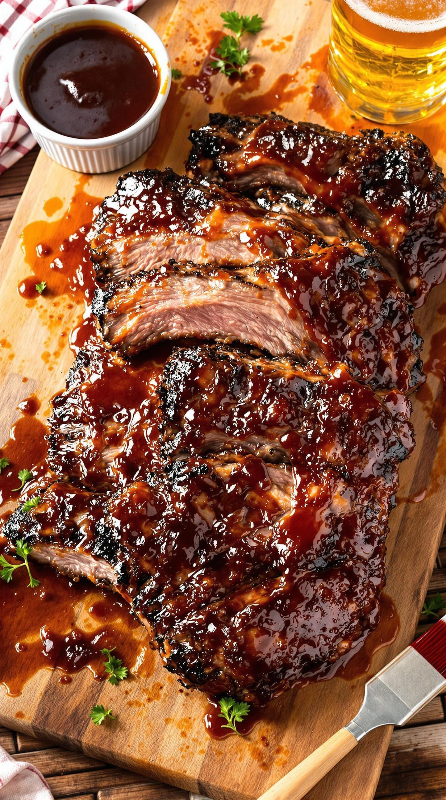 tender sweet smoky ribs