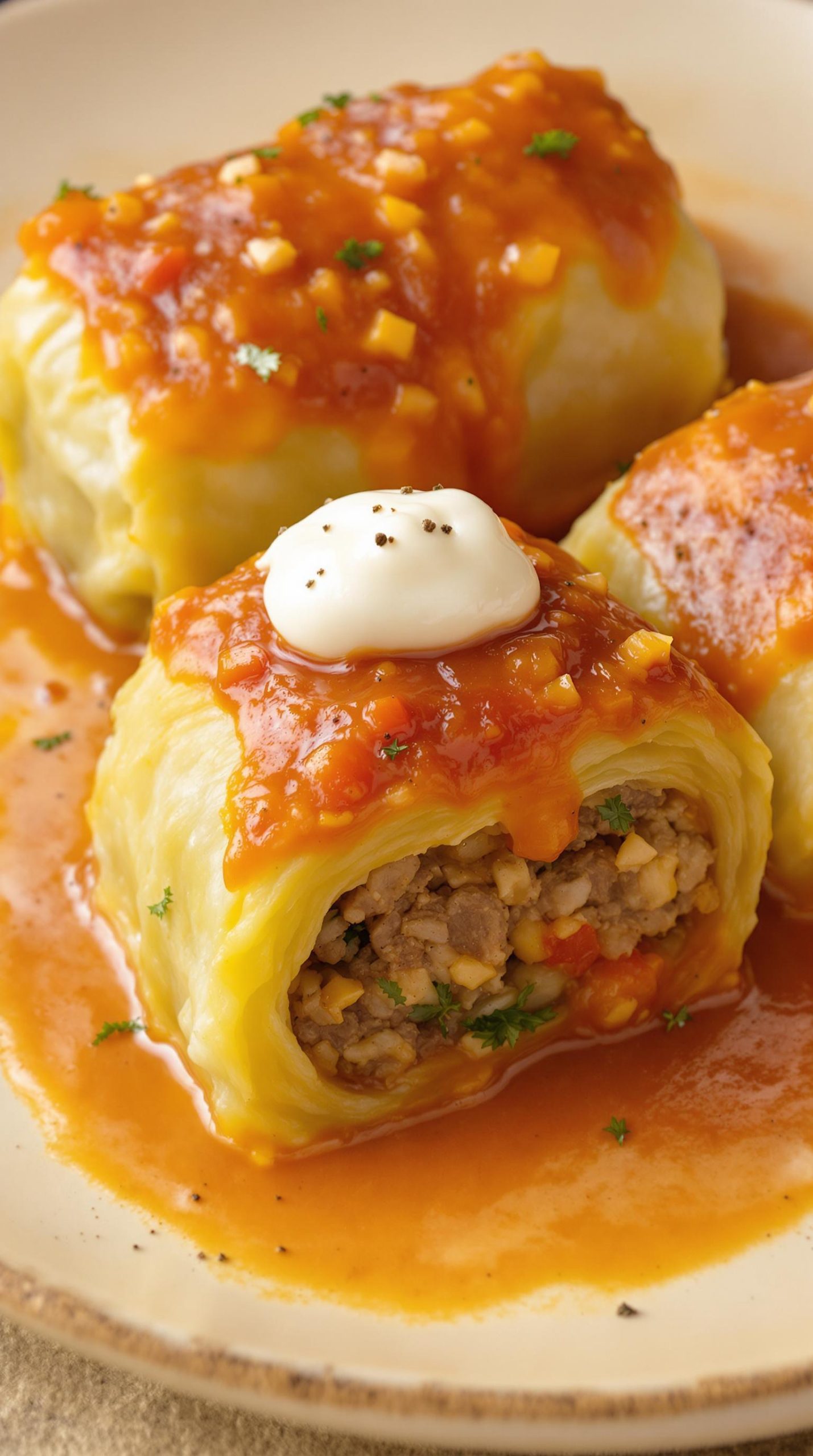 traditional stuffed cabbage rolls