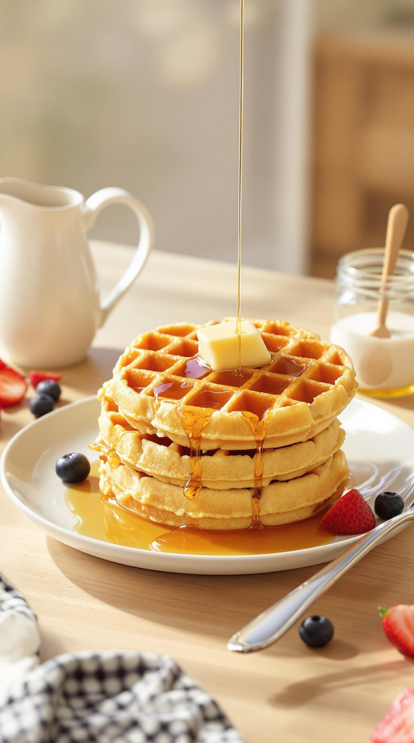 vanilla sugar waffle recipe
