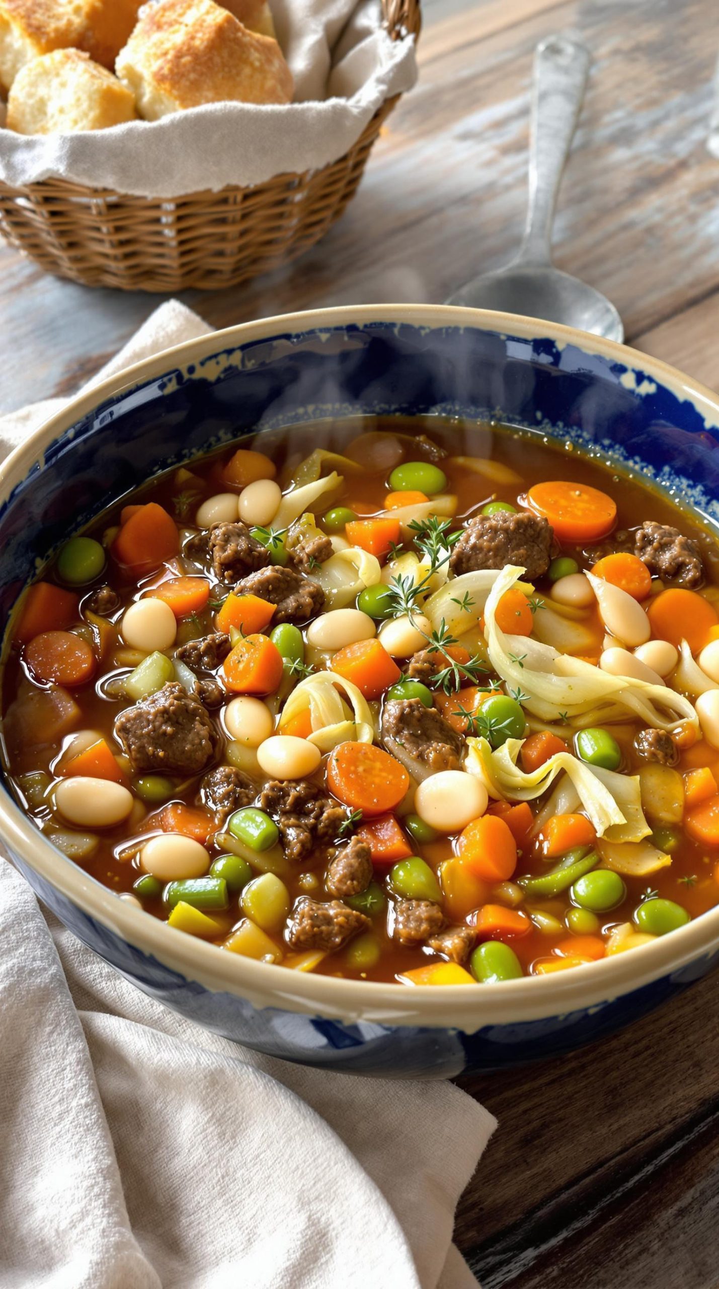 vegetable beef soup recipe