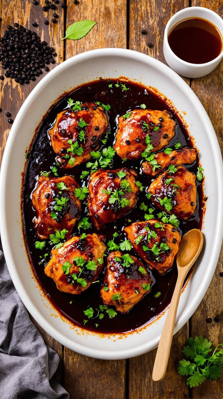 vinegar marinated tangy chicken adobo