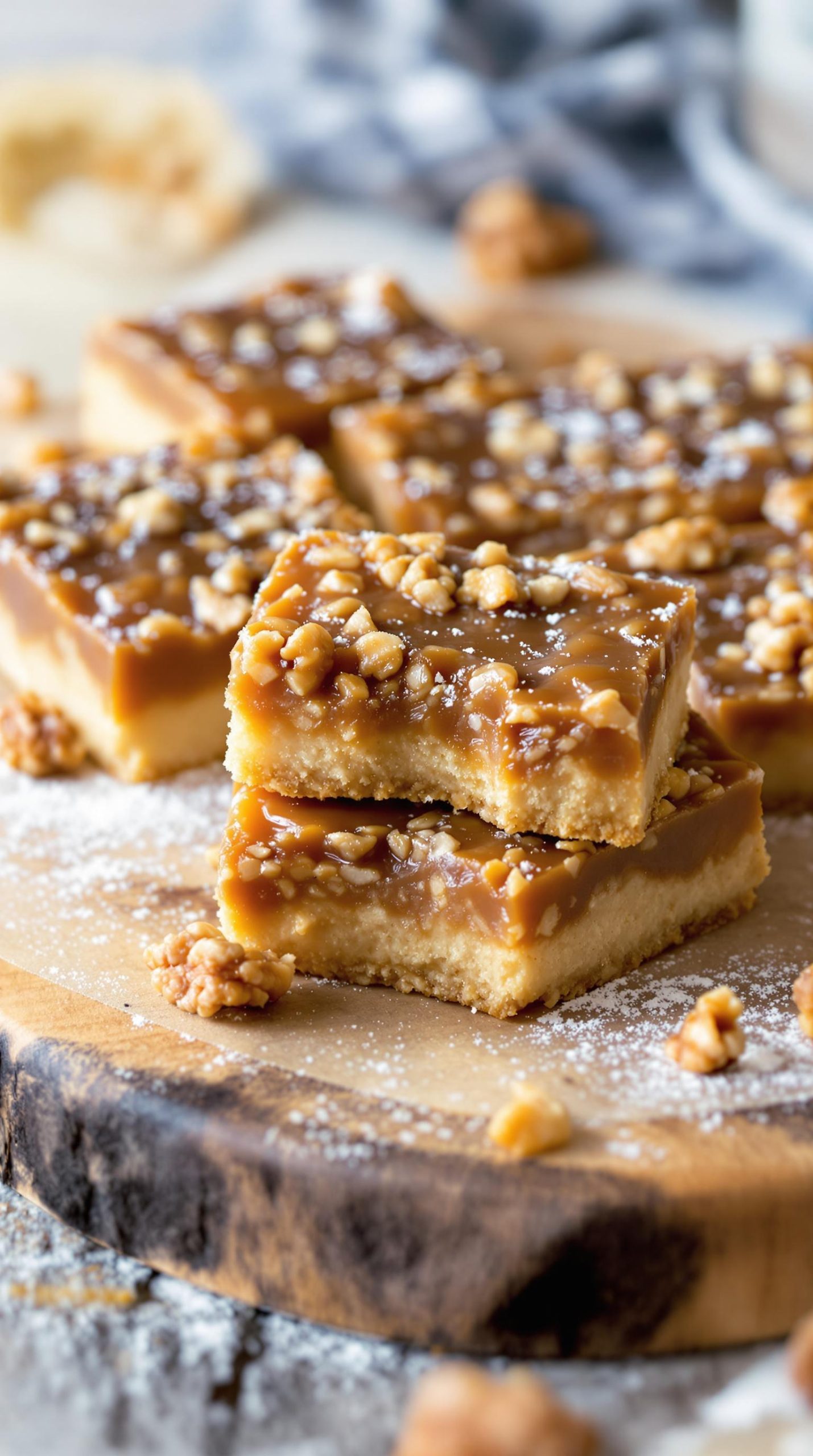 walnut caramel squares recipe