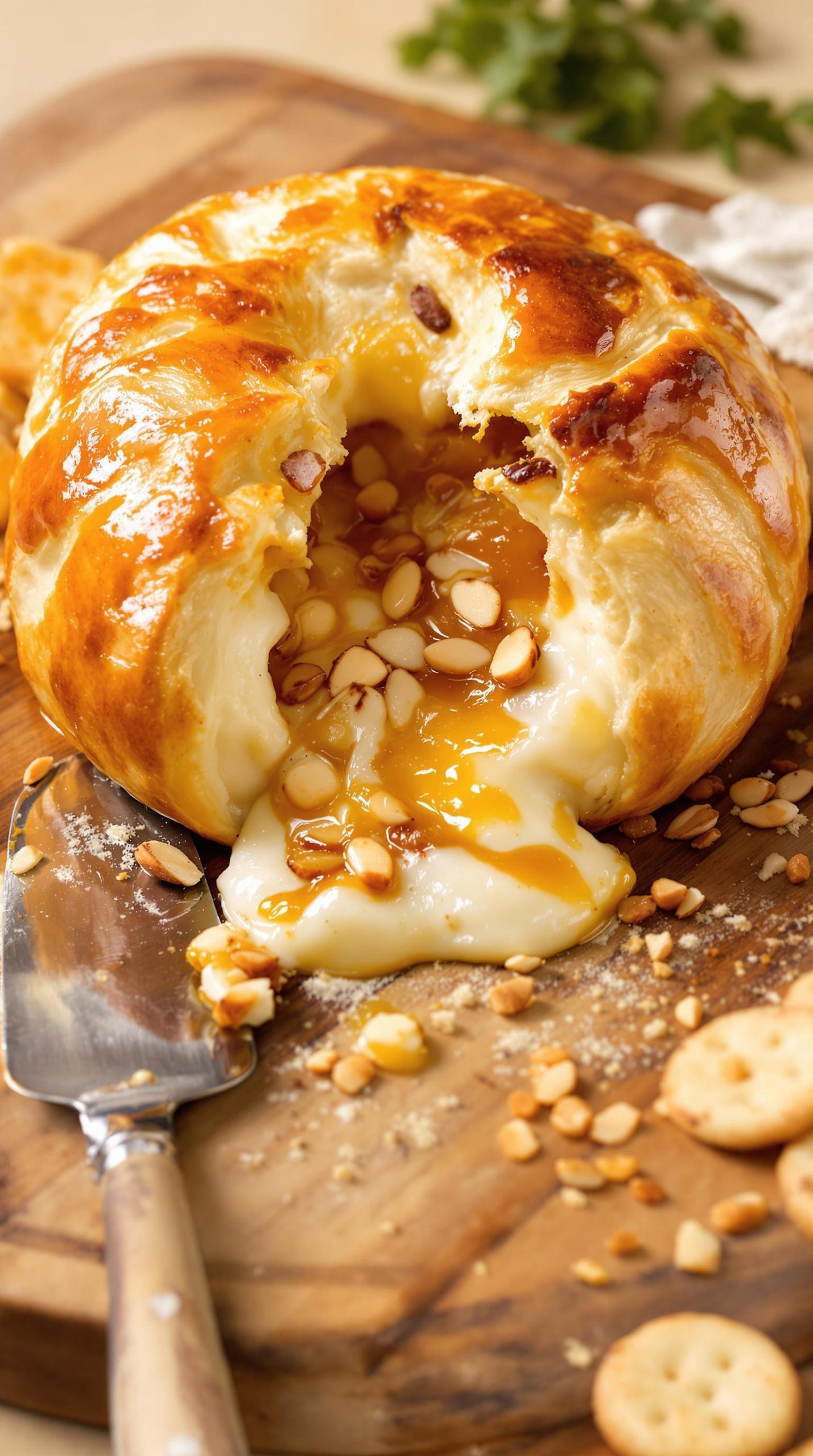 warm and melty brie delight