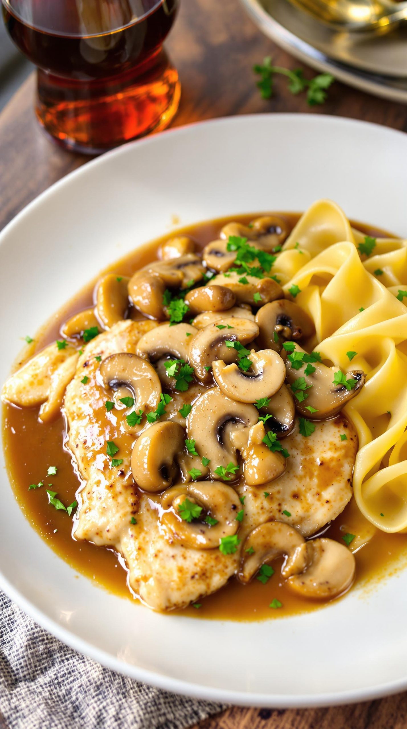 wine braised chicken delight