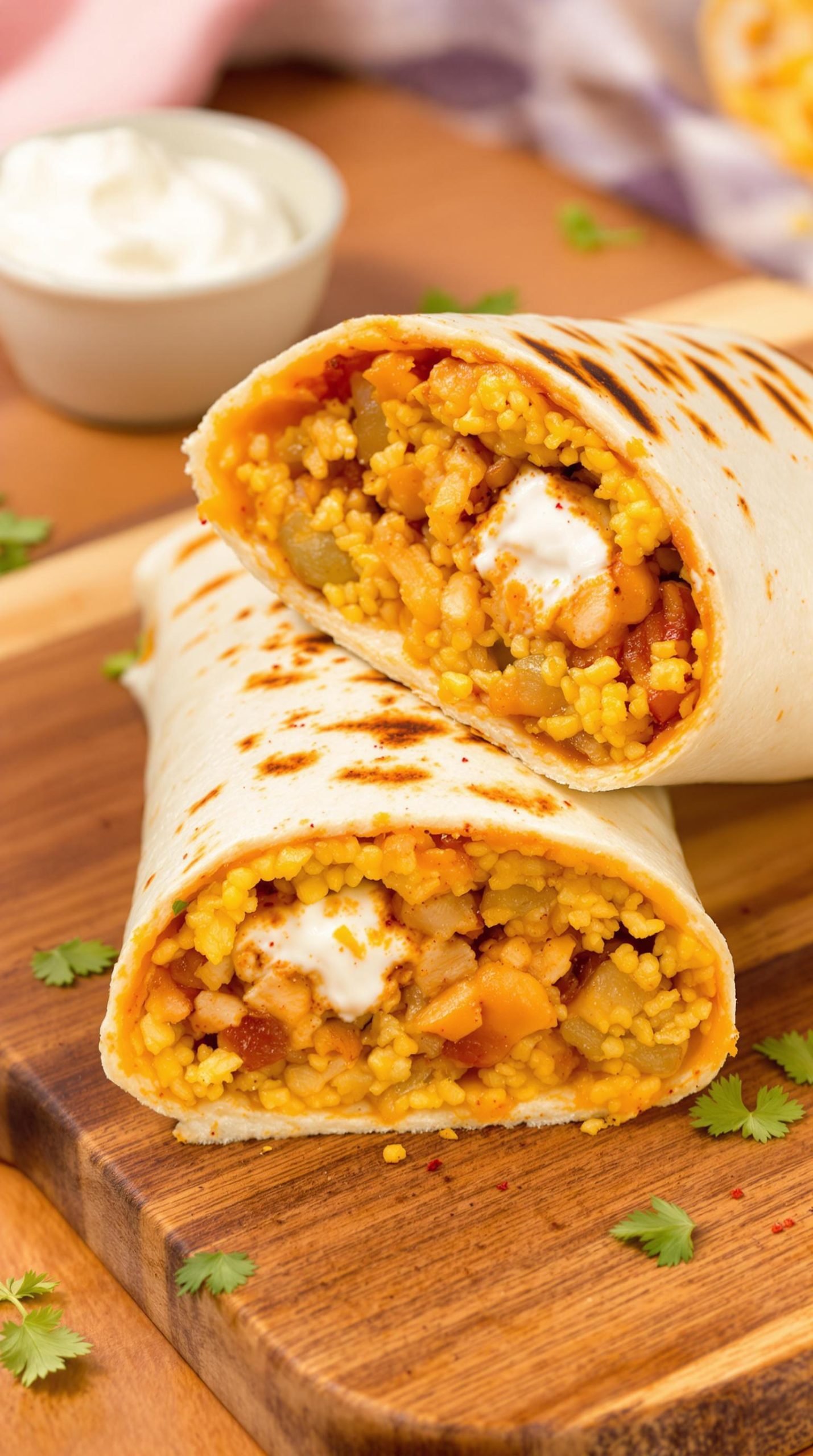zesty chicken burritos recipe