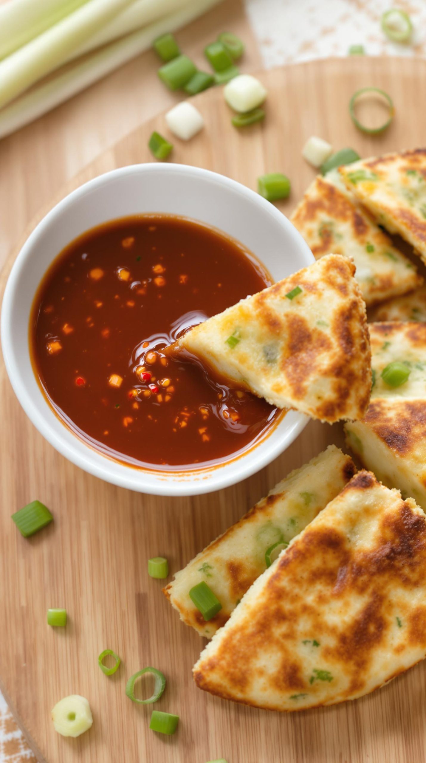 zesty scallion pancake sauce